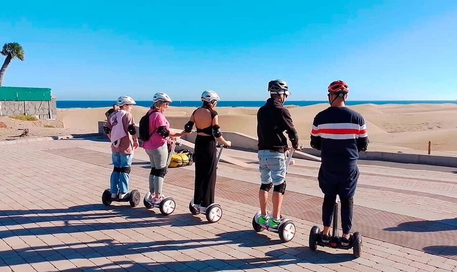 2-H Sunset or Morning Segway experience near by Sand Dunes - The first 10 minutes: learning to ride