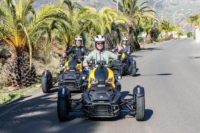 3 Wheel Motorcycle like Quad/Buggy Tour Gran Canaria (Maspalomas) - The Maspalomas section and changing scenery