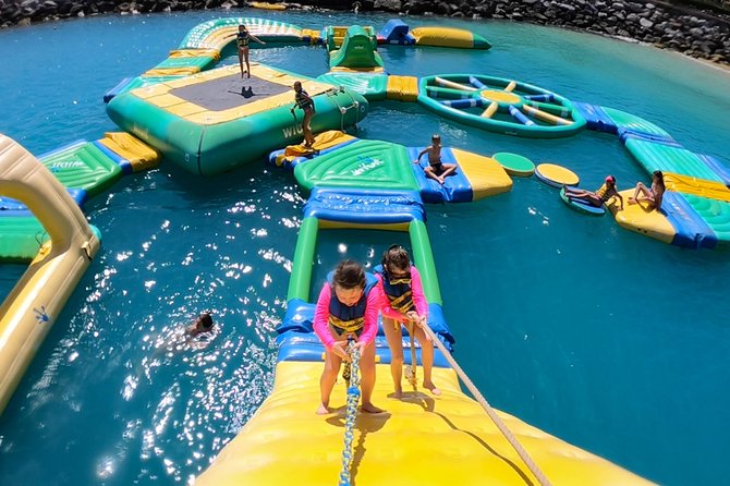 45-min admission to Amadores Fun Park - Running, jumping, sliding, and falling into the water