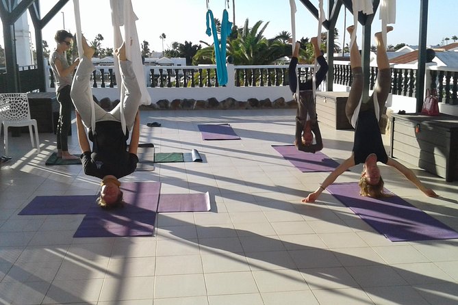 Aerial Yoga Experience in Maspalomas, Spain - The workout and the quiet finish