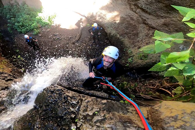 Canyoning in Gran Canaria: The Hidden Waterfalls and Magic Pools - Entering Gran Canaria’s wet, green canyon