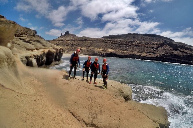 Coastering in Gran Canaria (Aquatic Route in the ocean cliffs) - Bridges, via ferrata, and fixed ropes