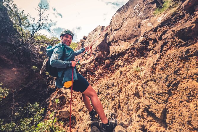Dry Canyoning Half Day Trip - Red cliffs and real adventure near Agüimes