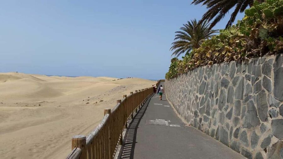 E-Bike Family Tour : Sightseeing Maspalomas Playa del Ingles - Mirador Dunas and the Central View