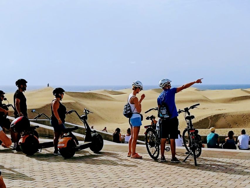 E-Bike Family Tour : Sightseeing Maspalomas Playa del Ingles - Guide Commentary and Group Size