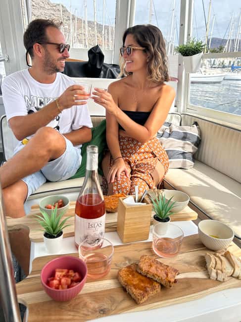 Explore Gran Canaria: Boat Tour with Wine & Food Tasting - Returning to port for the food tasting