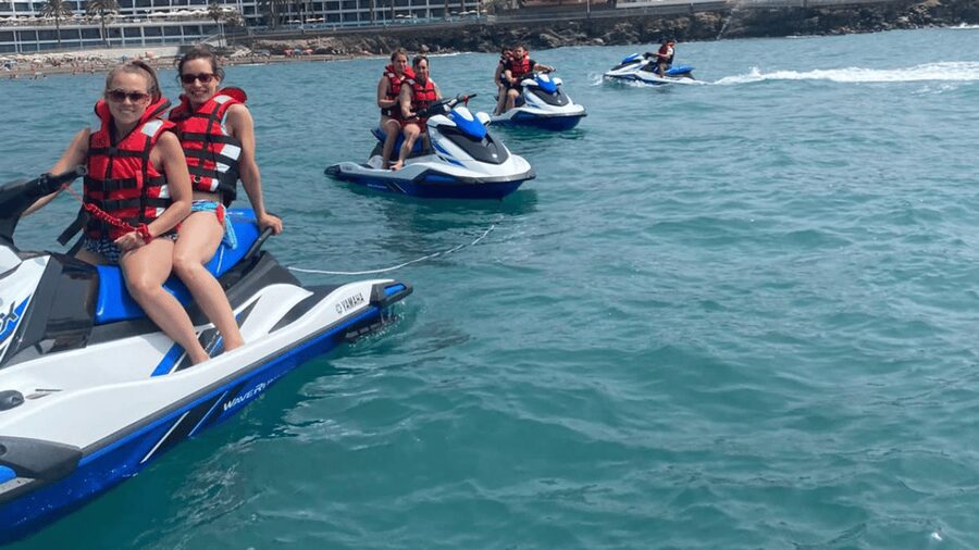 From Playa del Inglés: Guided Jet Ski Tour & Hotel Transfers - Key points before you book