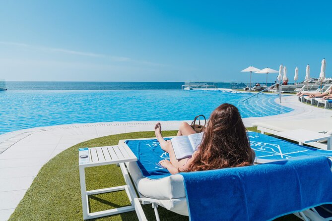 Full Day Ticket at Perchel Beach Club with Lunch - The Atlantic-facing pool is the real reason to come