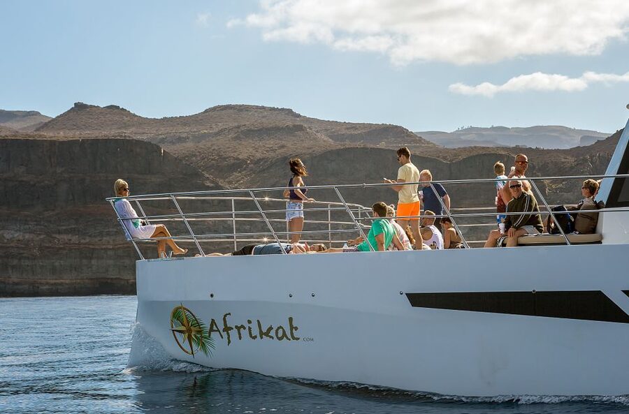Gran Canaria: Afternoon Catamaran Cruise with Food & Drink - Music and the Afrikat Crew