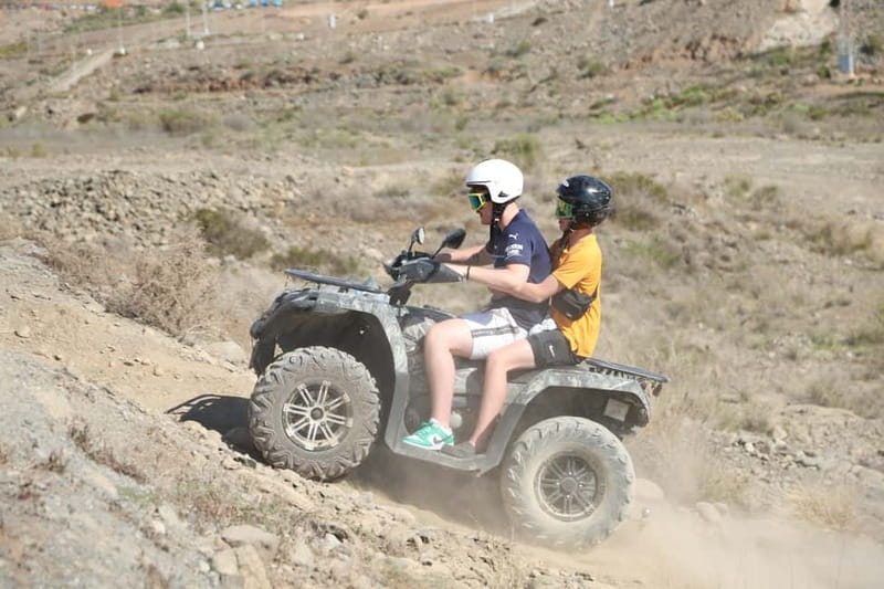 GRAN CANARIA: QUAD TOUR - AFTERNOON SUNSET TOUR 1HR 45 MIN - The quad ride: thrilling, dusty, and physically demanding