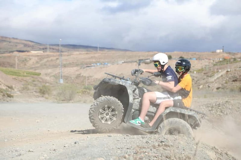 GRAN CANARIA: QUAD TOUR - AFTERNOON SUNSET TOUR 1HR 45 MIN - Hotel pickup and the return journey