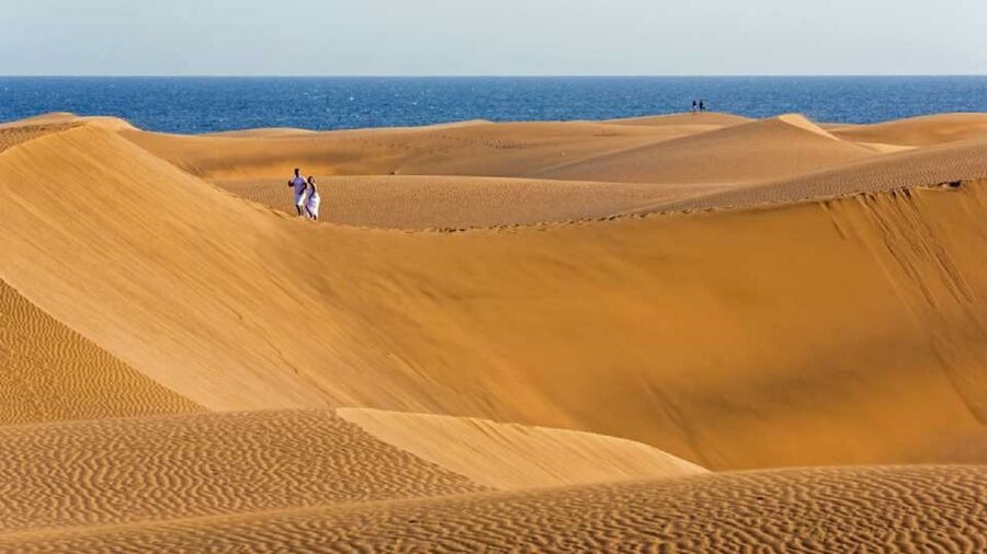Gran Canaria: Rent Electric Scooter Kick Start - The Maspalomas dunes and the limits of a scooter