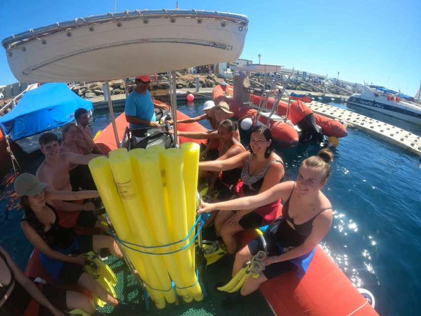 Gran Canaria: Snorkel tour with boat on the west coast - The snorkel stop in a clear bay