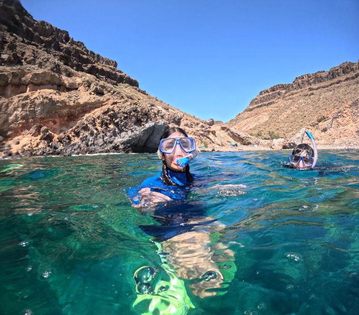 Gran Canaria: Snorkel tour with boat on the west coast - From your hotel to Puerto de Mogán