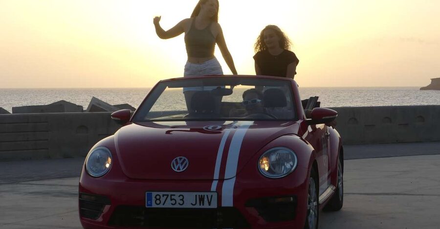 Gran Canaria : West coast Cabrio Sunset - The El Mulato viewpoint and Mogán’s mountain setting