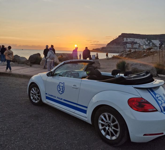 Gran Canaria : West coast Cabrio Sunset - The west coast road through Amadores and Puerto Rico