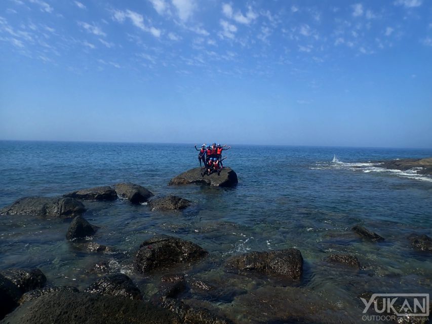 Las Palmas: Coastering, Via Ferrata, Water Jumping & Snorkel - Via ferrata and volcanic rock