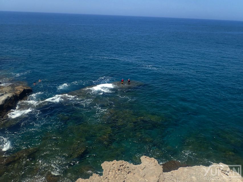 Las Palmas: Coastering, Via Ferrata, Water Jumping & Snorkel - The suspension bridge adds height without making it a test