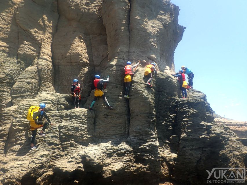 Las Palmas: Coastering, Via Ferrata, Water Jumping & Snorkel - Water jumps are thrilling, but never compulsory