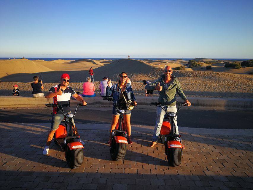 Maspalomas: 2-Seater E-Scooter Dunes Tour with Camel - Guide Lorenzo and the small-group feel