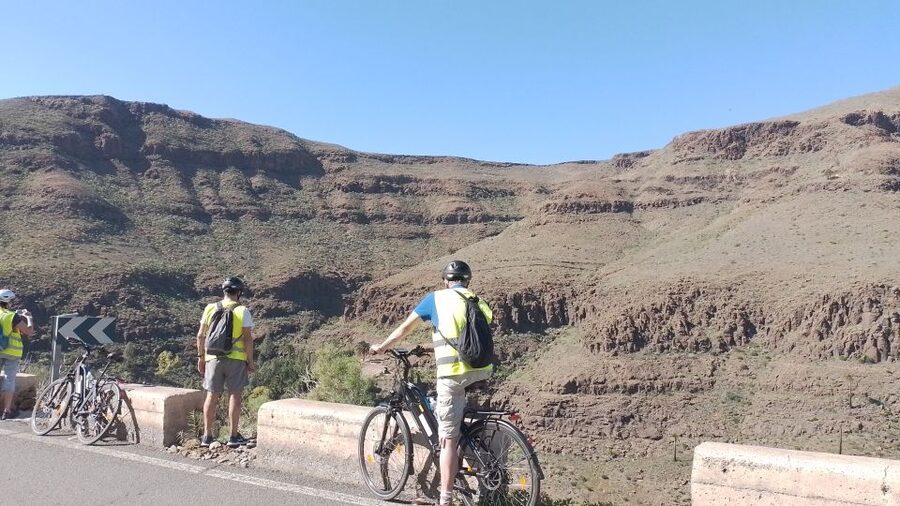 Maspalomas: Ayagaures E-Bike Mountain Tour Optional Tapas - The downhill return to Maspalomas