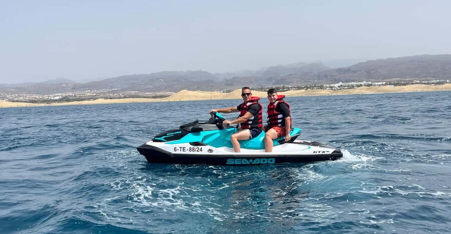 Maspalomas: Jet Ski Tour with Hotel Transfer - Sharing one jet ski or riding your own