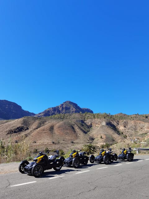 Maspalomas: Ryker Moto Tour to Fataga (Mountain buggy) - From Maspalomas to the mountain roads
