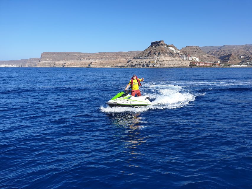 Puerto Rico de Gran Canaria: Jetski Tour - Leaving Puerto Base for the open sea