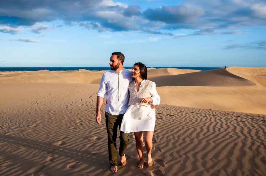 Sunset Photography at Dunas Maspalomas - Meeting Lisi at Hotel Riu Palace Maspalomas